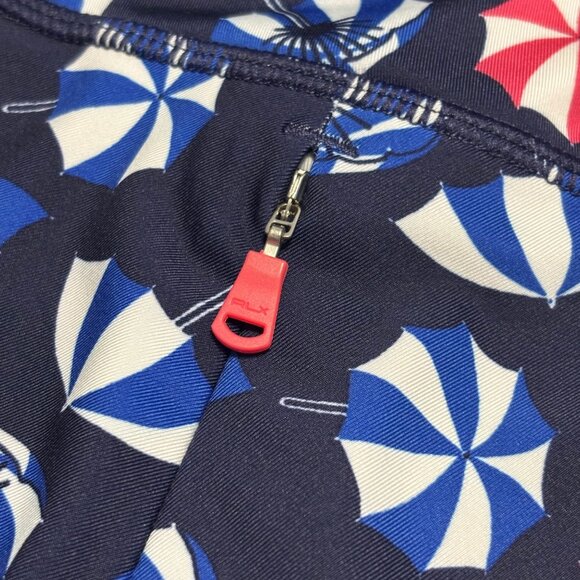 Ralph Lauren RLX Beach Umbrella Print Golf Skort M Tennis Hiking Skirt Flounce - Picture 8 of 12
